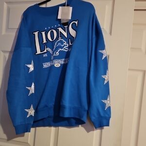 Detroit Lions Blue NFL Sweatshirt